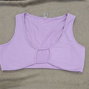 Lavender Crop Top‎